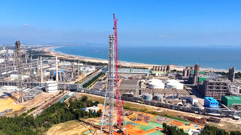 福建古雷煉化一體化項目廠內罐區(qū)火炬